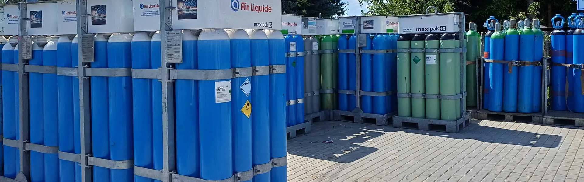 Gazy sprężone w butlach