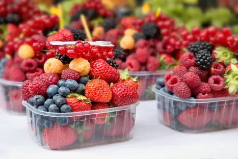barquette de fruits rouges