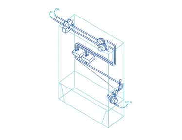 Mikser dynamiczny dla gazów spawalniczych