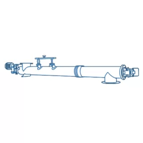 Kriogeniczny przenośnik ślimakowy