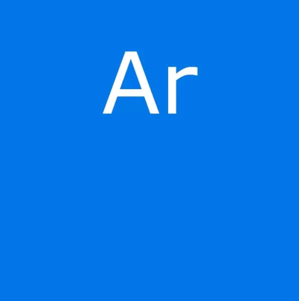 Argon Molecule Air liquide