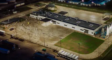 Gazy techniczne - otwarcie napełnialni w Komornikach
