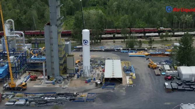 Jednostka rozdziału powietrza w Głogowie