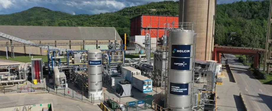 Pilotażowa instalacja do wychwytywania CO₂