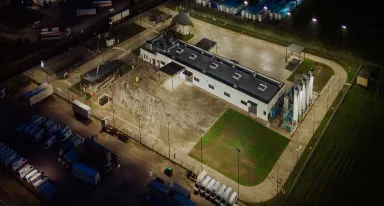 Gazy techniczne - otwarcie napełnialni w Komornikach